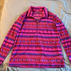 Fun Multi-Color Fleece Pullover